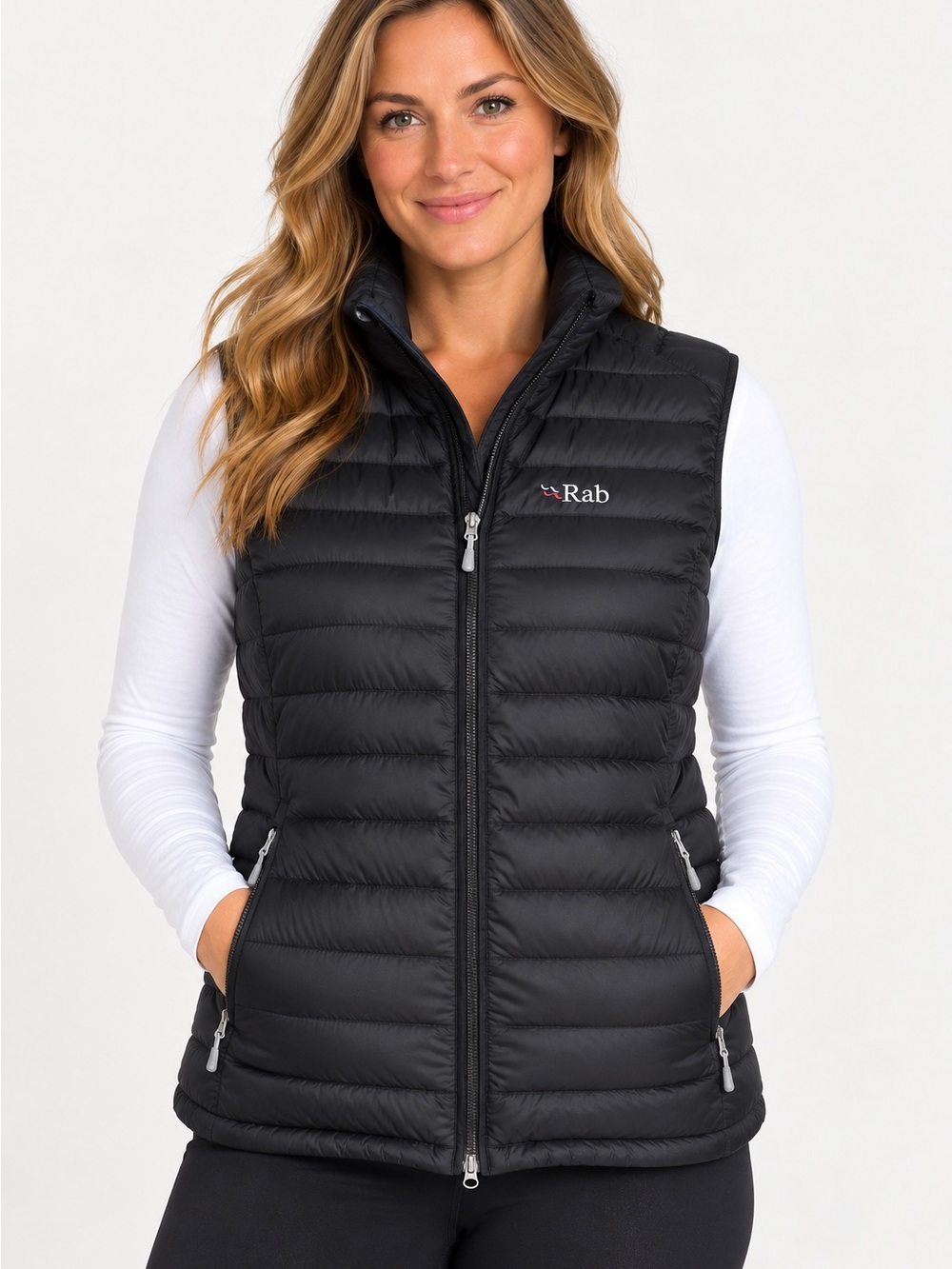 Rab Women’s Neutrino Down Vest Black Pertex Quantum QDN-13 Puffer